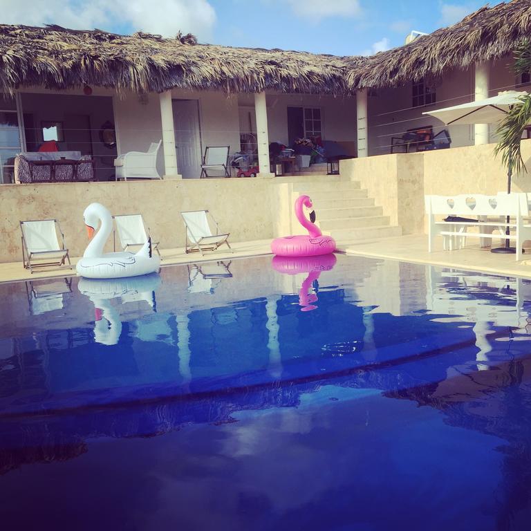 El Monte Azul Bed and Breakfast Las Galeras Esterno foto